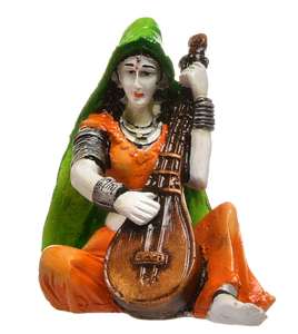 India Conjunto de 2 Hermoso Pueblo Rajasthani Pareja - Product Image 2