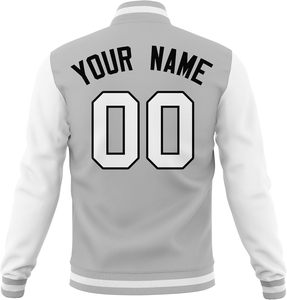Chaqueta Varsity de lana personalizada para hombre, chaqueta Varsiti con cuello levantado de invierno de alta calidad y mangas de cuero, nueva chaqueta universitaria de béisbol Letterman Varsiti - Product Image 2