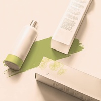Dossiers en papier couché imprimés sur mesure, écologiques et haut de gamme, avec fenêtre, pour vin premium, crème de nuit et lotion corporelle
