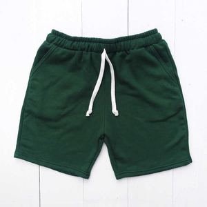 กางเกงขาสั้นกันเหงื่อของผู้ชายกางเกงขาสั้นแบบถักสีพื้นเอวกลางมีเชือกผูกสำหรับใส่เล่นฟิตเนสเล่นกีฬาวิ่งลำลองโลโก้ได้ตามต้องการ - Product Image 2