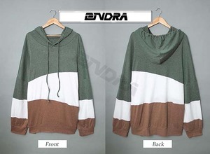 Sweat à capuche surdimensionné pour les grandes tailles Vêtements de sport chauds et confortables en plusieurs couleurs pour le printemps et le temps froid - Product Image 4