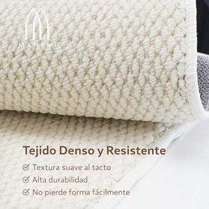 Alfombra Moderna de Tejido Plano Suave Antideslizante para Interiores, Plegable y Lavable, en Varios Tamaños, 100% Apta para Mascotas - Product Image 3