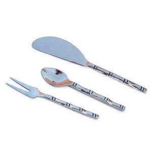 Ensemble de couverts de salle à manger de haute qualité en acier inoxydable avec design torsadé, parfait pour les événements de mariage, ustensiles de cuisine élégants - Product Image 6