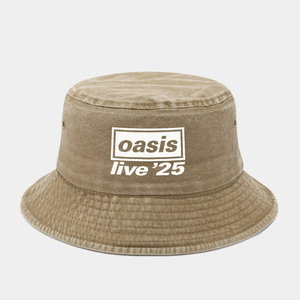 2025 Popular Retro Anti-Ultravioleta Sombrero de cubo Oasis Impreso Washed Denim Sombrilla Venta al por mayor Moda Lavabo Sombrero - Product Image 5