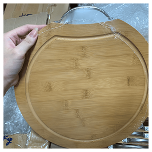 Tabla de Cortar de Bambú, Tabla de Madera de Bambú para Cortar Carne Asada y Preparación de Cocina con Ranura, Origen Vietnam - Product Image 6