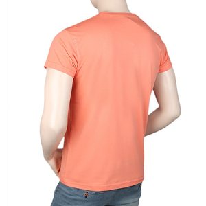 Camiseta estampada de corte ajustado para hombre - Color melocotón - Product Image 4