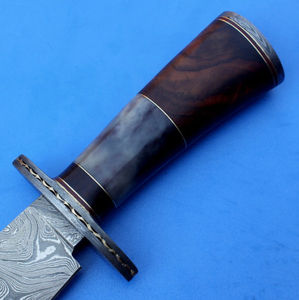 Customizable Stainless Steel Serrated Edge Hunting Bowie Camping <b>Knife</b> Handmade Wood <b>Bone</b> <b>Handle</b> 3-Year Warranty Gift Him Her - Product Image 6