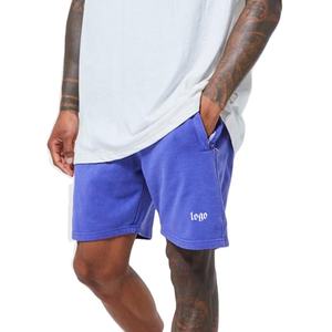 2024 Custom Acid Vintage Wash French Terry <b>Shorts</b> for <b>Men</b> High Quality Solid <b>Pattern</b> Design OEM Service Available - Product Image 1