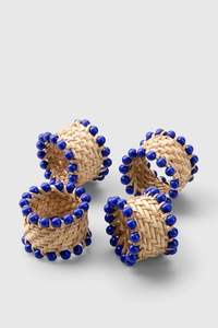 Anillo para Servilletas de Ratán de Diseño Nuevo y Moderno, que Mejora la Decoración de Mesa Contemporánea con un Estilo Orgánico y Reutilizable para la Presentación de Comidas - Product Image 5