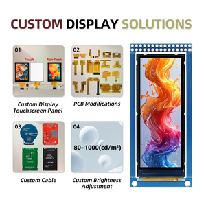 2.86 inch TFT LCD module 376x960 độ phân giải st7701 điều khiển đầy đủ màu sắc SPI + RGB giao diện 30-pin kết nối - Product Image 6