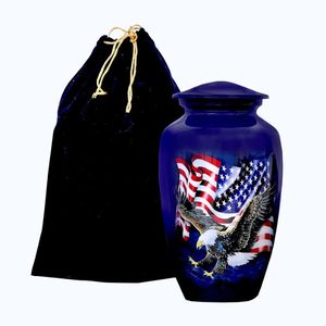 Urnas funerarias de cremación de Metal, urna de cenizas conmemorativas de Metal para cenizas de adultos, disponible a precio al por mayor - Product Image 2