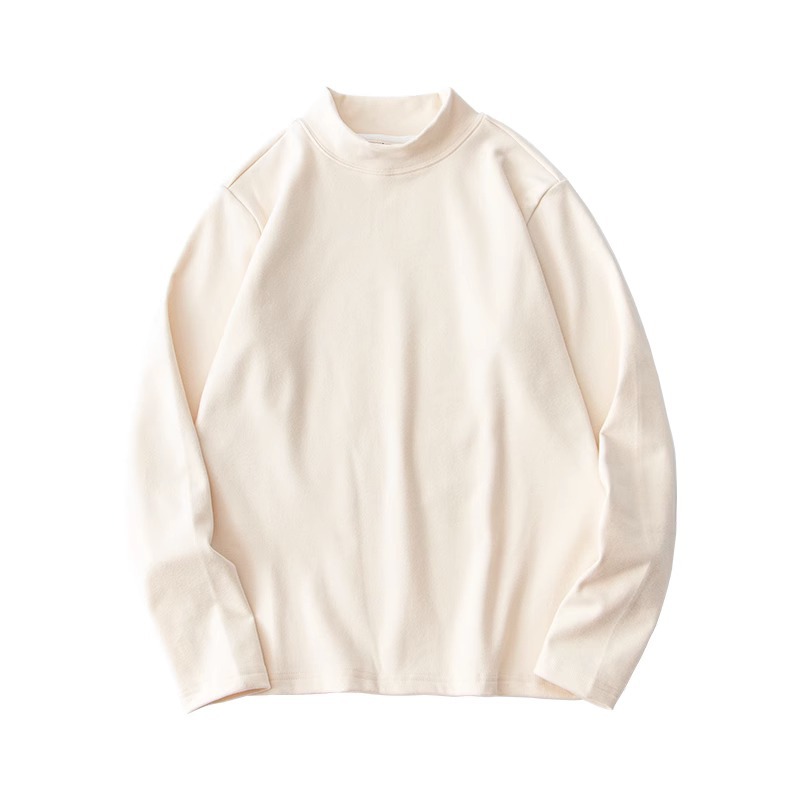 [German velvet][Half turtleneck] Apricot