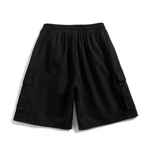 Cargo Casual Shorts Boys Trend Loose Fashion Summer Ice Silk Men Big Pocket Quarter PantsDDP envío - Product Image 5