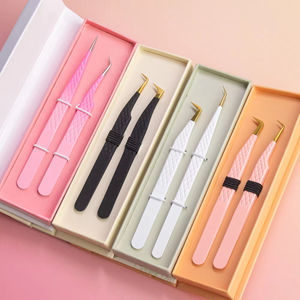 Pince de beauté longue durée en acier inoxydable antirouille, parfaite pour le toilettage des sourcils et l'épilation précise - Product Image 1