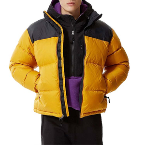 2024 logotipo personalizado College Puffer Letterman Coat chaqueta de invierno informal para hombre con ropa acolchada personalizable de talla grande - Product Image 1