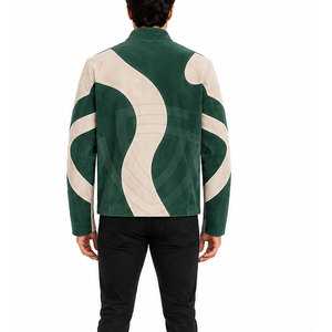 Refined <b>Suede</b> <b>Leather</b> <b>Jacket</b> For Everyday Wear Combining Soft Genuine <b>Suede</b> Comfortable Construction And Modern Fashion Style - Product Image 4