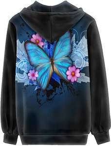 Sweat à capuche polaire surdimensionné pour homme, respirant, coupe-vent, épais et chaud, en laine, avec fermeture éclair, personnalisable avec logo – Collection Automne (Vente en gros) - Product Image 6