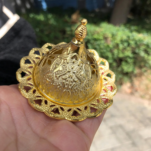 Decorative Religious <b>Oud</b> <b>Bakhoor</b> Incense Burner Eco-Friendly & Durable Metal for Luxury Home Decor - Product Image 4