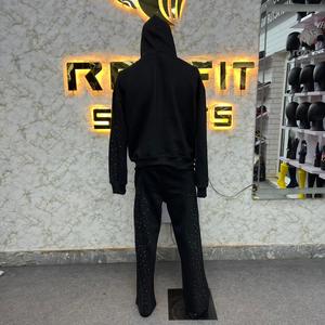 Chándal Deportivo con Cremallera para Hombre, Edición Deportiva, Personaliza tu Propio Logotipo, Precio Bajo a Demanda del Cliente, Estilo Único, Nuevo Diseño - Product Image 3