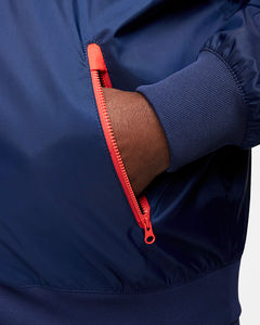 Chaqueta cortavientos de estilo callejero con logotipo personalizado para hombre, capucha desmontable, nueva chaqueta Anorak de moda a bajo precio, Color liso - Product Image 6