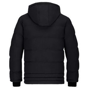 เสื้อแจ็คเก็ตพัฟเฟอร์น้ำหนักเบาพับเก็บได้สำหรับผู้ชาย มีฮู้ด บุฉนวนกันหนาว เหมาะสำหรับวิ่งและเดินทาง - Product Image 4