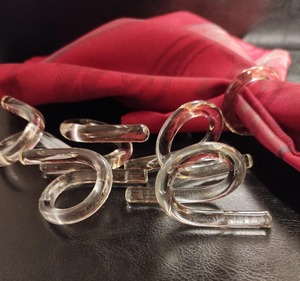 Rond de serviette en bois inachevé pour les projets de bricolage de table de mariage - Product Image 5