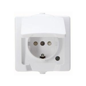 Kopp Schutzkontakt presa Nautic AP IP44 bianco artico - Product Image 1