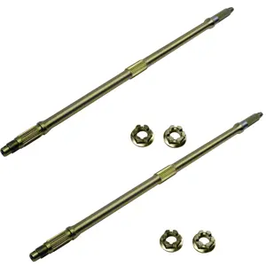 Castle Nuts & Rear Wheel Axle For Honda TRX350 Rancher 350 00~06 FE/FM/TE/TM