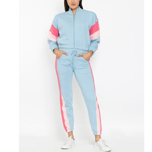 Femme hiver survêtement pleine fermeture éclair à capuche survêtement pantalon velours survêtement femmes élégant Gym et entraînement porter survêtement combinaison - Product Image 2