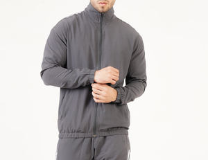 Conjunto de sudadera de chándal de gran tamaño de 2 piezas para otoño e invierno al por mayor para hombre, conjunto de chándal en blanco cómodo con logotipo personalizado para hombre - Product Image 2