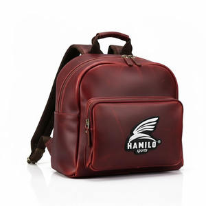 Sac à dos pour ordinateur portable en cuir PU imperméable de haute qualité à prix avantageux, vente en gros d'usine, logo personnalisé, sac à dos d'affaires, sac à dos d'école - Product Image 5