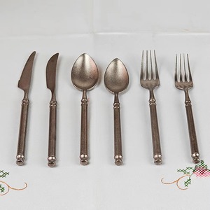 High Standard Beautiful Dine comme chaque repas est une occasion avec notre ensemble de couverts en métal de qualité supérieure article tendance nouvel article couverts - Product Image 4