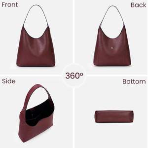 Bolsos Tote de Cuero Genuino Tejidos a Mano en Color Personalizado para Mujer, Calidad Premium, 100% Cuero, Cierre de Cremallera Resistente al Agua - Product Image 4