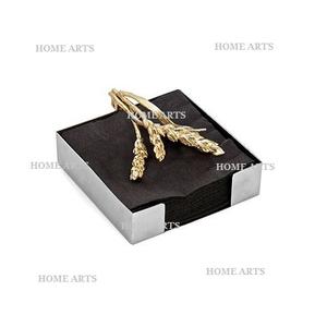 ที่ใส่กระดาษทิชชู่ทรงสี่เหลี่ยมที่ใส่กระดาษทิชชูบนโต๊ะโลหะและทองเหลืองสำหรับใช้ในบ้านและห้องครัวดีไซน์แบบมาตรฐาน - Product Image 5