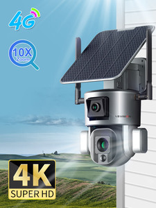 LS <span class=keywords><strong>VISION</strong></span>-intercomunicador de Voz bidireccional para exteriores, cámara Solar de doble lente 4K con WIFI 4G, baterías de 20000MAH, 5 vatios, Panel Solar - Product Image 5