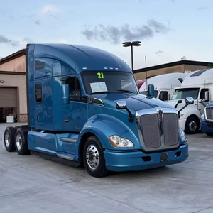 Camion semi-remorque couchette T680 2021 à succès – Toit surélevé, 450 CV, boîte automatique 12 vitesses, prêt à être expédié - Product Image 1