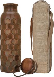 <b>Hot</b> Selling Printed Pure Copper <b>Bottle</b> with Carrying Bag for Drinking <b>Water</b> Available for Multipurpose Usage for Boiling <b>Water</b> - Product Image 6