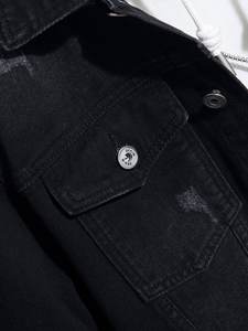 Pantalones vaqueros lavados con ácido/piedra para hombre de la mejor calidad con colores personalizados y logotipo personalizado Venta caliente - Product Image 6