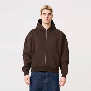 Sweat à capuche entièrement zippé personnalisé, imprimé, épais, 360g, écologique, chaud, durable, en polaire épaisse pour la saison hivernale, taille 6XL, idéal pour la superposition - Product Image 1