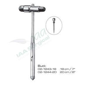 Martillo de Percusión Buck con Aguja y Cepillo para Reflejos Tendinosos Profundos - Instrumento de Diagnóstico Manual de Acero - Product Image 4