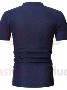 เสื้อยืดแขนสั้นลำลองสำหรับผู้ชายสไตล์ไฮสตรีทสำหรับผู้ชายขนาดพลัสไซส์ลายทางพิมพ์ลายฟุตบอล - Product Image 3