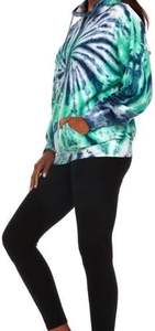 Sweat à capuche tie-dye de qualité supérieure, couleurs vibrantes, élégant et confortable pour toutes les saisons, motif imprimé hiver, sweat à capuche tie-dye - Product Image 3