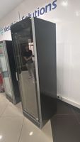 Réfrigérateur commercial vertical Klimasan S400 Elite 403 L avec porte vitrée simple, 6 étagères, dégivrage automatique
