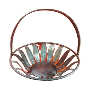 Handcrafted Durable Metal Wire <b>Basket</b> for Fresh Fruits and <b>Vegetables</b> Handmade Wire Kitchen <b>Basket</b> Fruit <b>Storage</b> Organizer Use - Product Image 1