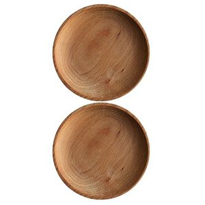 Nouveau Design Plateau Décoratif En Bois Poli Naturel Simple Snack En Bois Assiette De Fruits Secs pour La Maison Table Noix Snack Bon Prix - Product Image 1