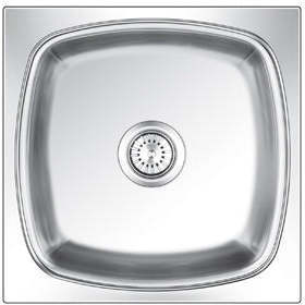 Matériel simple populaire d'acier inoxydable de grande taille de conception de plaine de place d'évier de cuvette de Nirali - Product Image 1