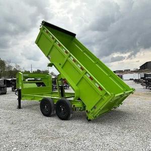 Remorques de tracteur agricole neuves et d'occasion pour la construction Composants de base Remorque agricole à pneu d'essieu Remorques à benne basculante pour tracteurs - Product Image 1