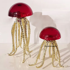 Luxury <b>Sculpture</b> Decor Metal <b>Gold</b> Color <b>Sculptures</b> at Cheap & Best Price Contemporary Metal Indian Handicrafts Decorative - Product Image 3