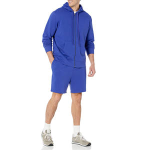 Sudadera con capucha de mezcla de algodón básica lisa vintage con logotipo estampado personalizado al por mayor sudaderas con capucha para hombre con cremallera completa y bordado en blanco para hombre - Product Image 5