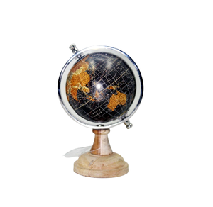 Globo de mesa de diseño antiguo, globo decorativo para mesa de oficina con aluminio/mármol/plástico hecho a mano, venta al por mayor a granel - Product Image 4